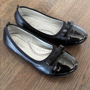 Nautica Kids Black Dress Shoes ballet flats size 4